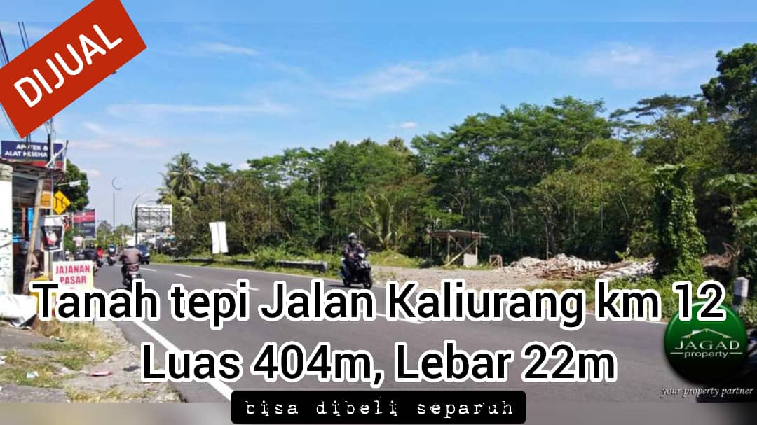 Tanah tepi jalan kaliurang km 12